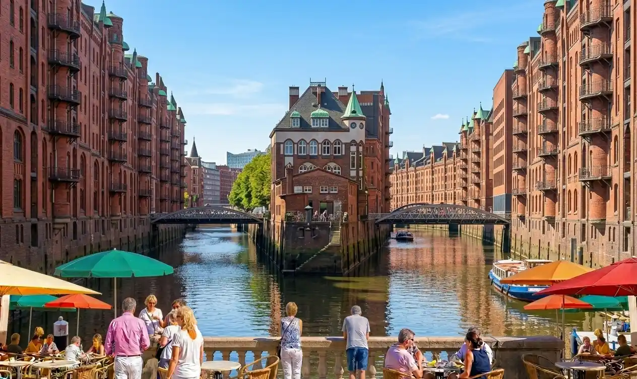 Hamburg — Speicherstadt and Elbphilharmonie