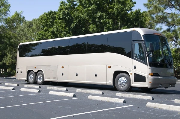 bus charter on car park